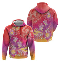 Polynesia Sea Turtle Couple Zip Hoodie One Soul One Love
