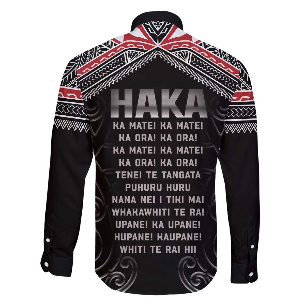 New Zealand Aotearoa Family Matching Off The Shoulder Long Sleeve Dress and Hawaiian Shirt Traditional Kapa Haka