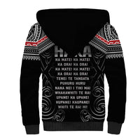New Zealand Aotearoa Sherpa Hoodie Traditional Kapa Haka