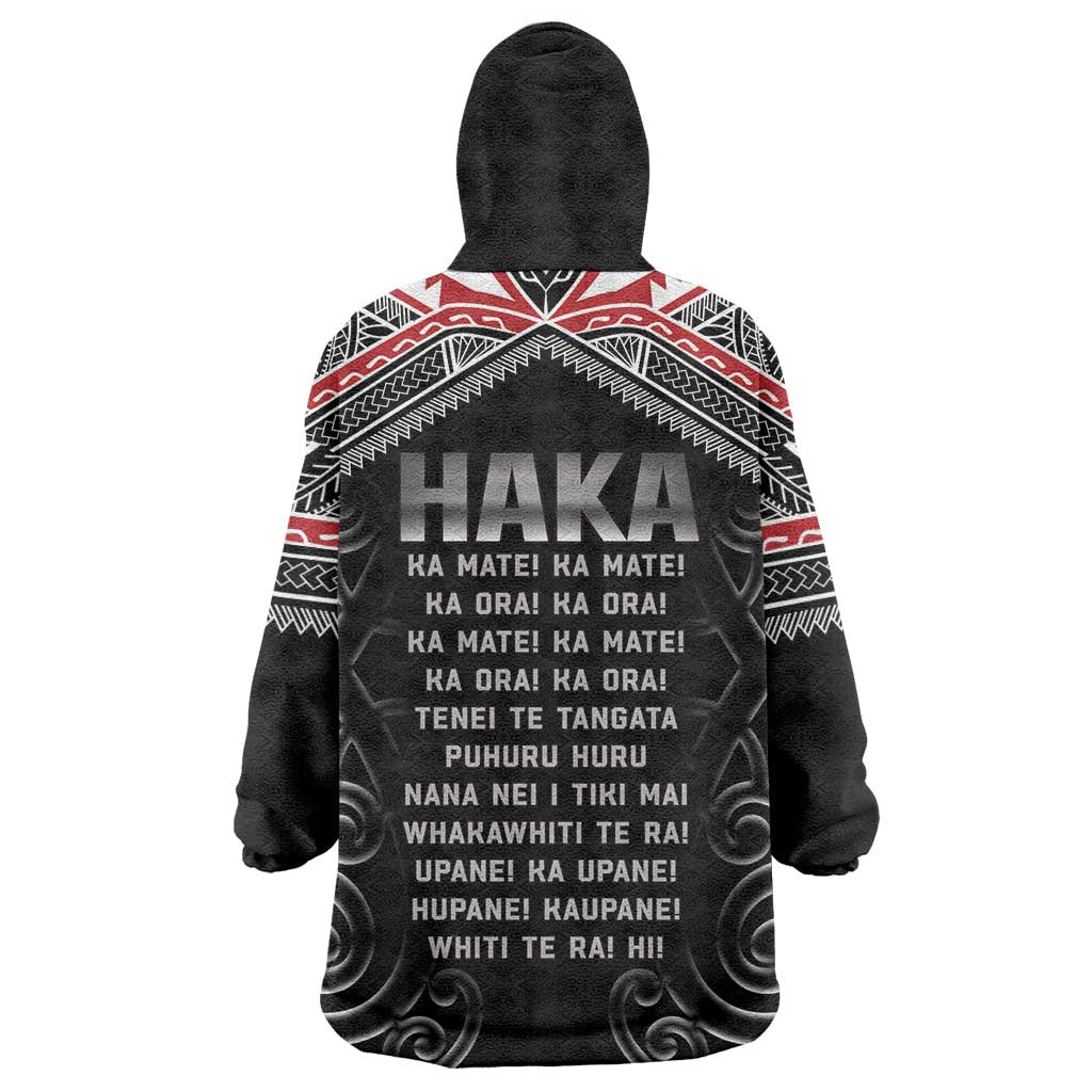 New Zealand Aotearoa Wearable Blanket Hoodie Traditional Kapa Haka LT05 - Polynesian Pride