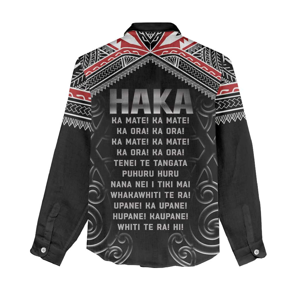 New Zealand Aotearoa Women Casual Shirt Traditional Kapa Haka