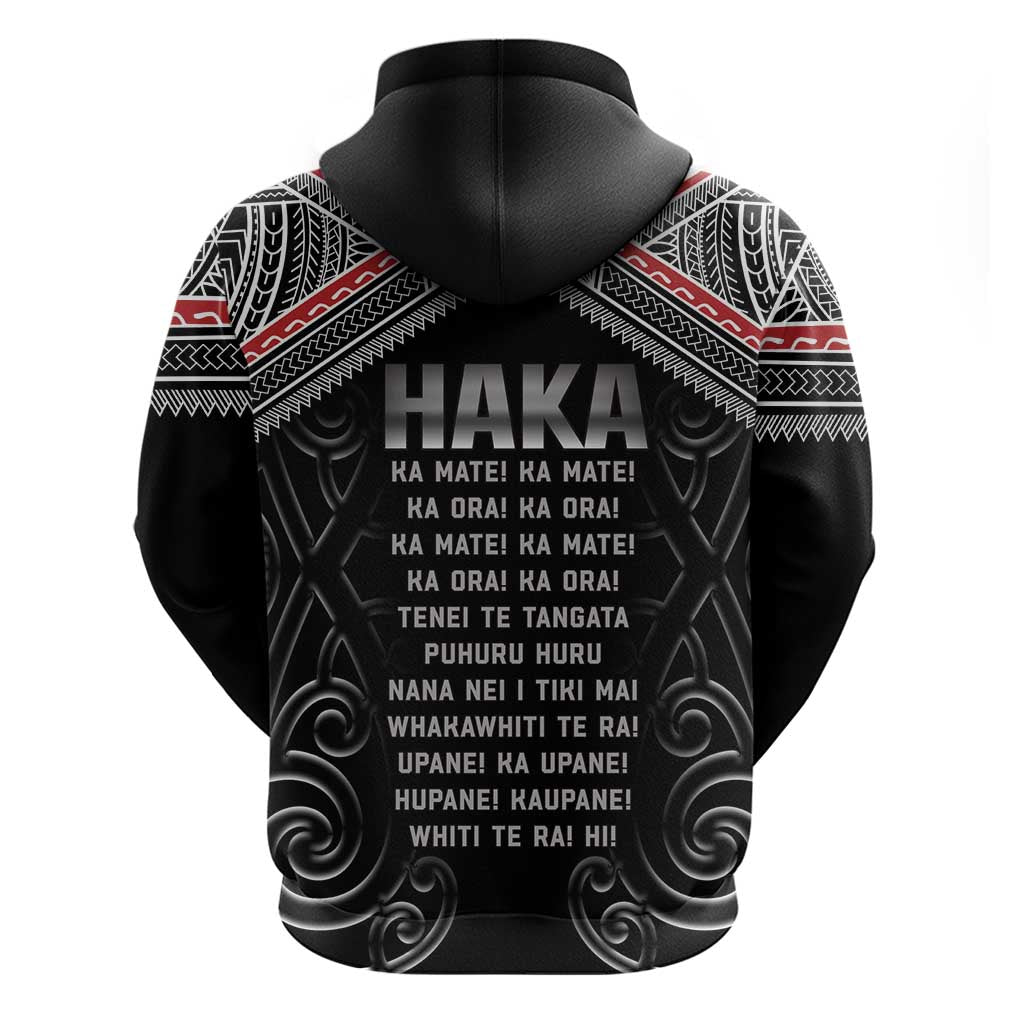 New Zealand Aotearoa Zip Hoodie Traditional Kapa Haka