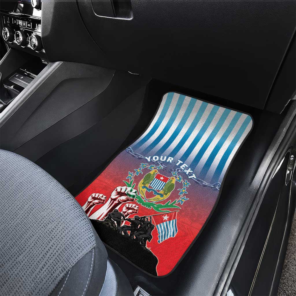 Personalised Free West Papua Car Mats One People One Soul Unique Style LT05 - Polynesian Pride