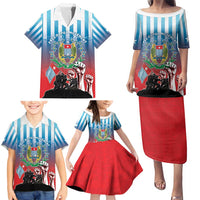 Personalised Free West Papua Family Matching Puletasi and Hawaiian Shirt One People One Soul Unique Style LT05 - Polynesian Pride