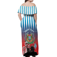 Personalised Free West Papua Off Shoulder Maxi Dress One People One Soul Unique Style - Polynesian Pride