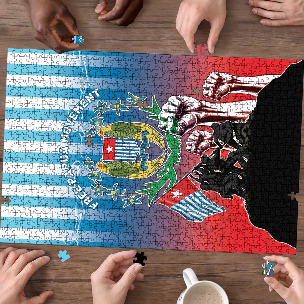 Free West Papua Puzzle One People One Soul Unique Style - Polynesian Pride