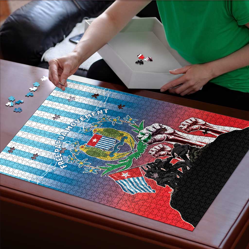 Free West Papua Puzzle One People One Soul Unique Style - Polynesian Pride