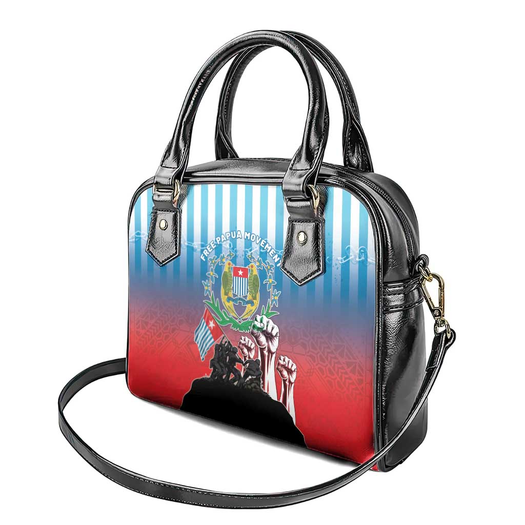 Free West Papua Shoulder Handbag One People One Soul Unique Style - Polynesian Pride