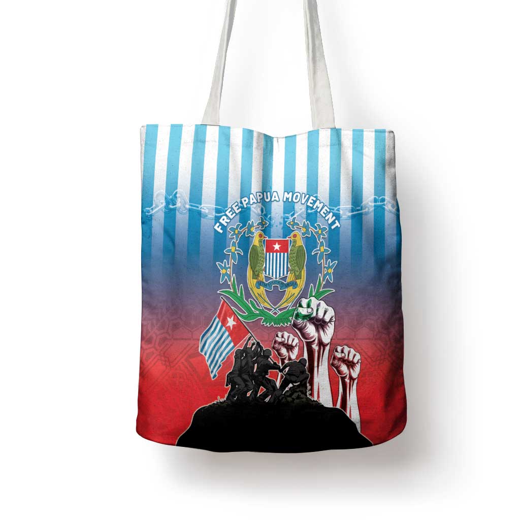 Free West Papua Tote Bag One People One Soul Unique Style LT05 - Polynesian Pride