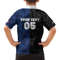 France And New Zealand Rugby Custom Family Matching Puletasi and Hawaiian Shirt Les Bleus Rooster With Maori Tiki LT05 - Polynesian Pride