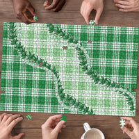 Green Hawaii Palaka Puzzle Hawaiian Pikake Lei