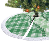 Green Hawaii Palaka Tree Skirt Hawaiian Pikake Lei LT05 - Polynesian Pride