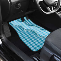 Blue Hawaii Palaka Car Mats Hawaiian Pikake Lei