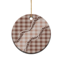 Beige Hawaii Palaka Ceramic Ornament Hawaiian Pikake Lei LT05 - Polynesian Pride