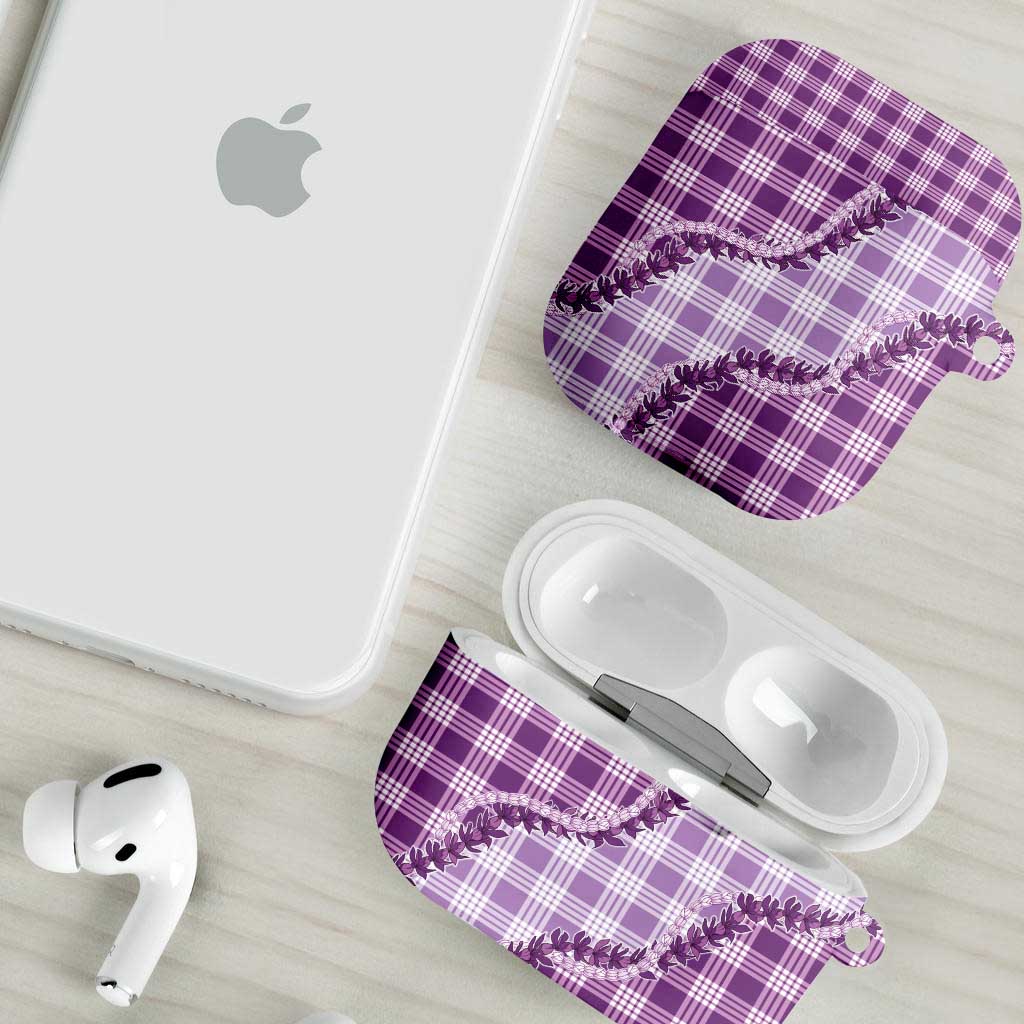 Violet Hawaii Palaka AirPods Case Hawaiian Pikake Lei
