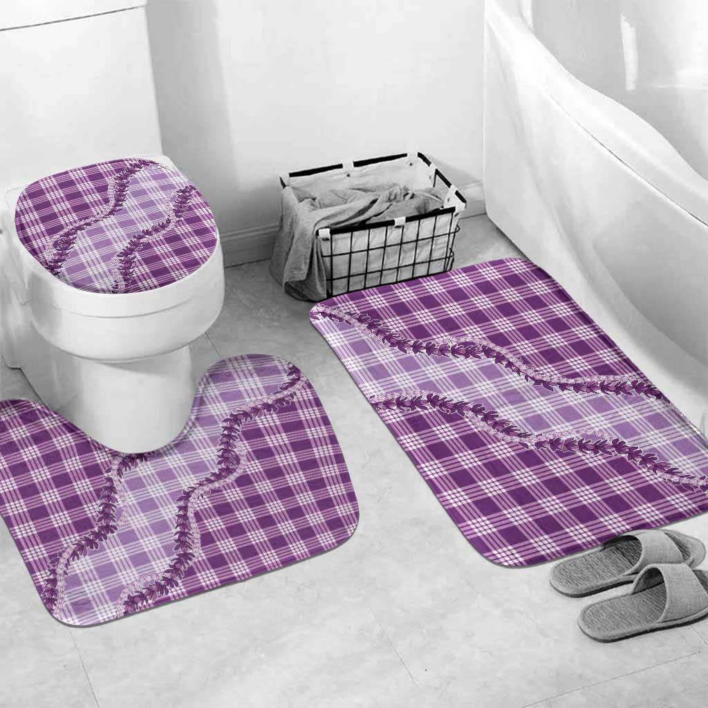 Violet Hawaii Palaka Bathroom Set Hawaiian Pikake Lei