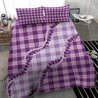Violet Hawaii Palaka Bedding Set Hawaiian Pikake Lei