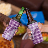 Violet Hawaii Palaka 4 in 1 Can Cooler Tumbler Hawaiian Pikake Lei