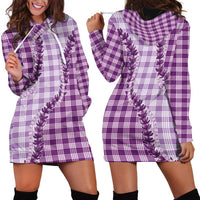 Violet Hawaii Palaka Hoodie Dress Hawaiian Pikake Lei LT05 - Polynesian Pride
