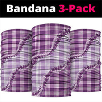 Violet Hawaii Palaka Neck Gaiter Hawaiian Pikake Lei
