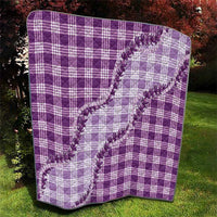 Violet Hawaii Palaka Quilt Hawaiian Pikake Lei