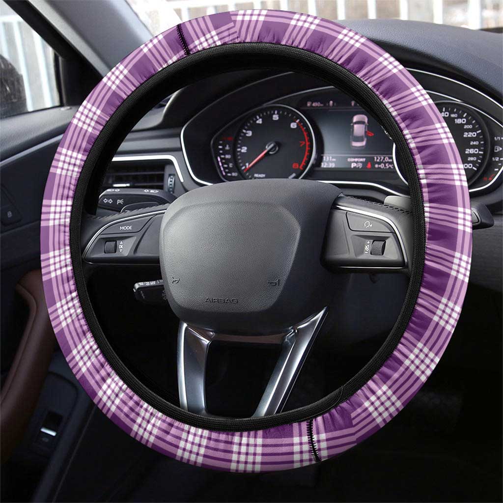 Violet Hawaii Palaka Steering Wheel Cover Hawaiian Pikake Lei