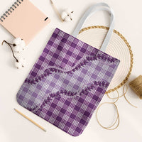 Violet Hawaii Palaka Tote Bag Hawaiian Pikake Lei