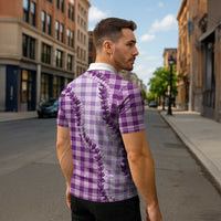 Violet Hawaii Palaka Zipper Polo Shirt Hawaiian Pikake Lei LT05 - Polynesian Pride
