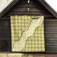 Yellow Hawaii Palaka Quilt Hawaiian Pikake Lei