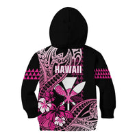 Hawaii Maui Upena Kiloi Kid Hoodie Kakau Tribal Pattern Pink Version LT05 - Polynesian Pride