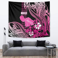 Hawaii Maui Upena Kiloi Tapestry Kakau Tribal Pattern Pink Version LT05 Pink - Polynesian Pride
