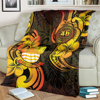 Personalised Kiribati Independence Day Blanket 46th Anniversary