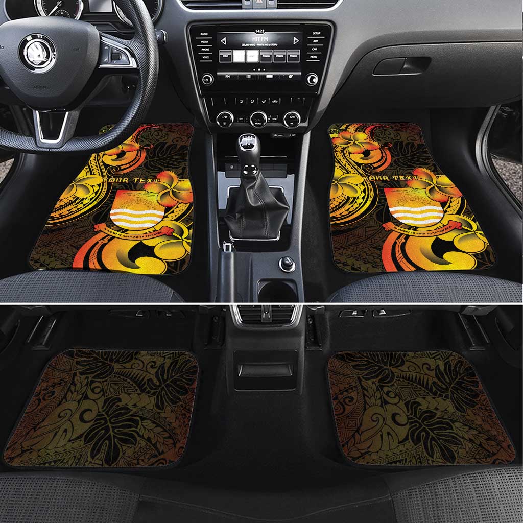 Personalised Kiribati Independence Day Car Mats 46th Anniversary