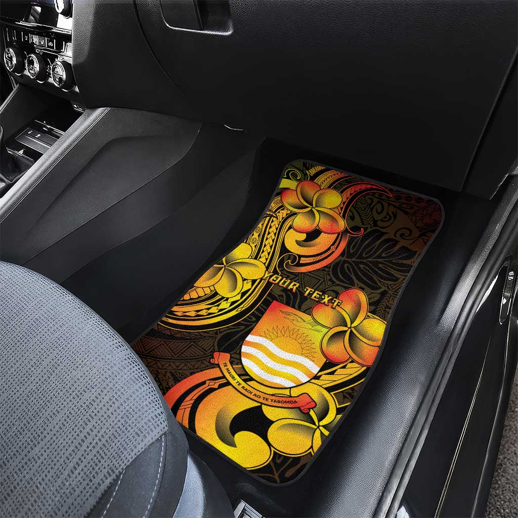 Personalised Kiribati Independence Day Car Mats 46th Anniversary