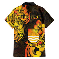 Personalised Kiribati Independence Day Family Matching Puletasi and Hawaiian Shirt 46th Anniversary