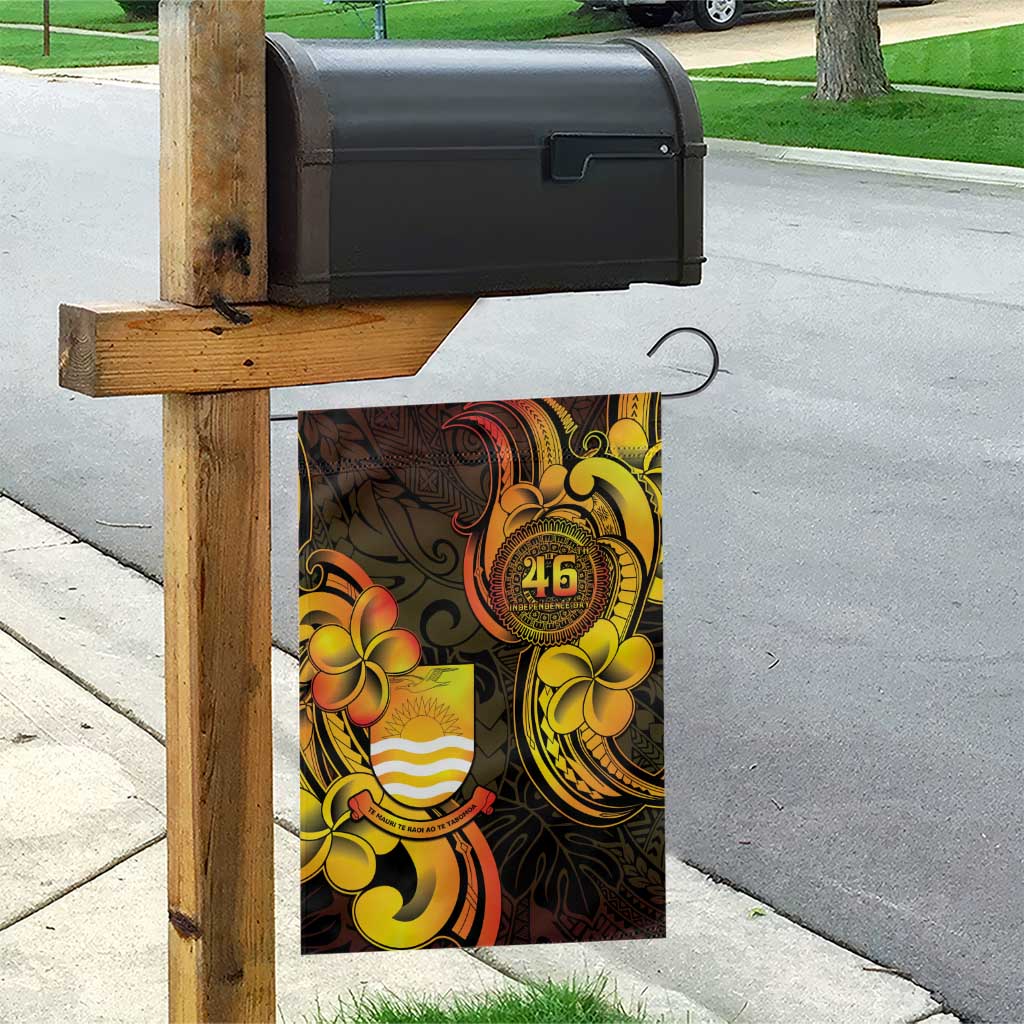 Personalised Kiribati Independence Day Garden Flag 46th Anniversary