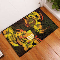 Personalised Kiribati Independence Day Rubber Doormat 46th Anniversary