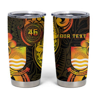Personalised Kiribati Independence Day Tumbler Cup 46th Anniversary