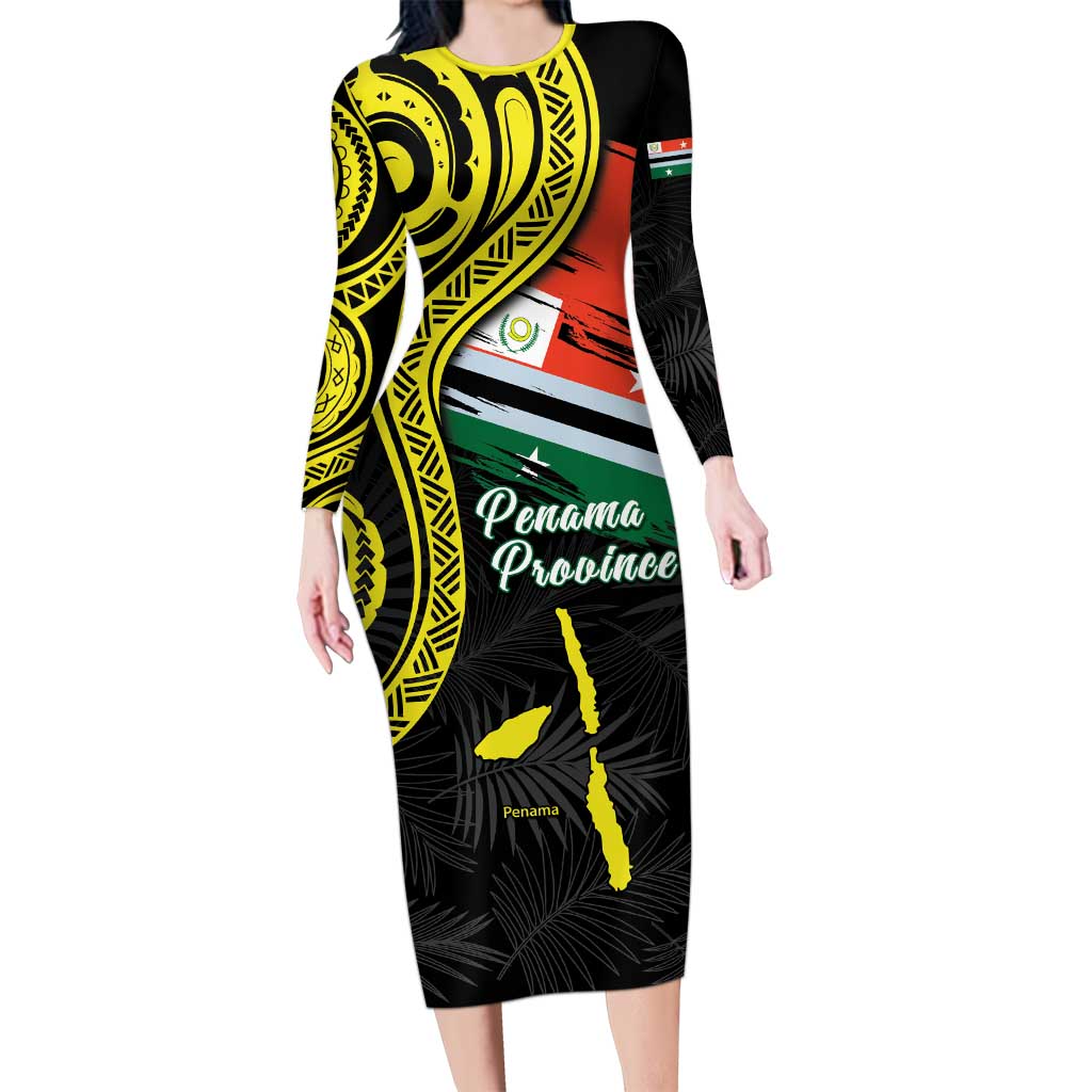 Personalised Vanuatu Penama Day Family Matching Long Sleeve Bodycon Dress and Hawaiian Shirt Grunge Flag Style - Polynesian Pride