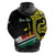 Personalised Vanuatu Penama Day Hoodie Grunge Flag Style - Polynesian Pride