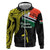 Personalised Vanuatu Penama Day Hoodie Grunge Flag Style - Polynesian Pride