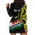 Personalised Vanuatu Penama Day Hoodie Dress Grunge Flag Style - Polynesian Pride