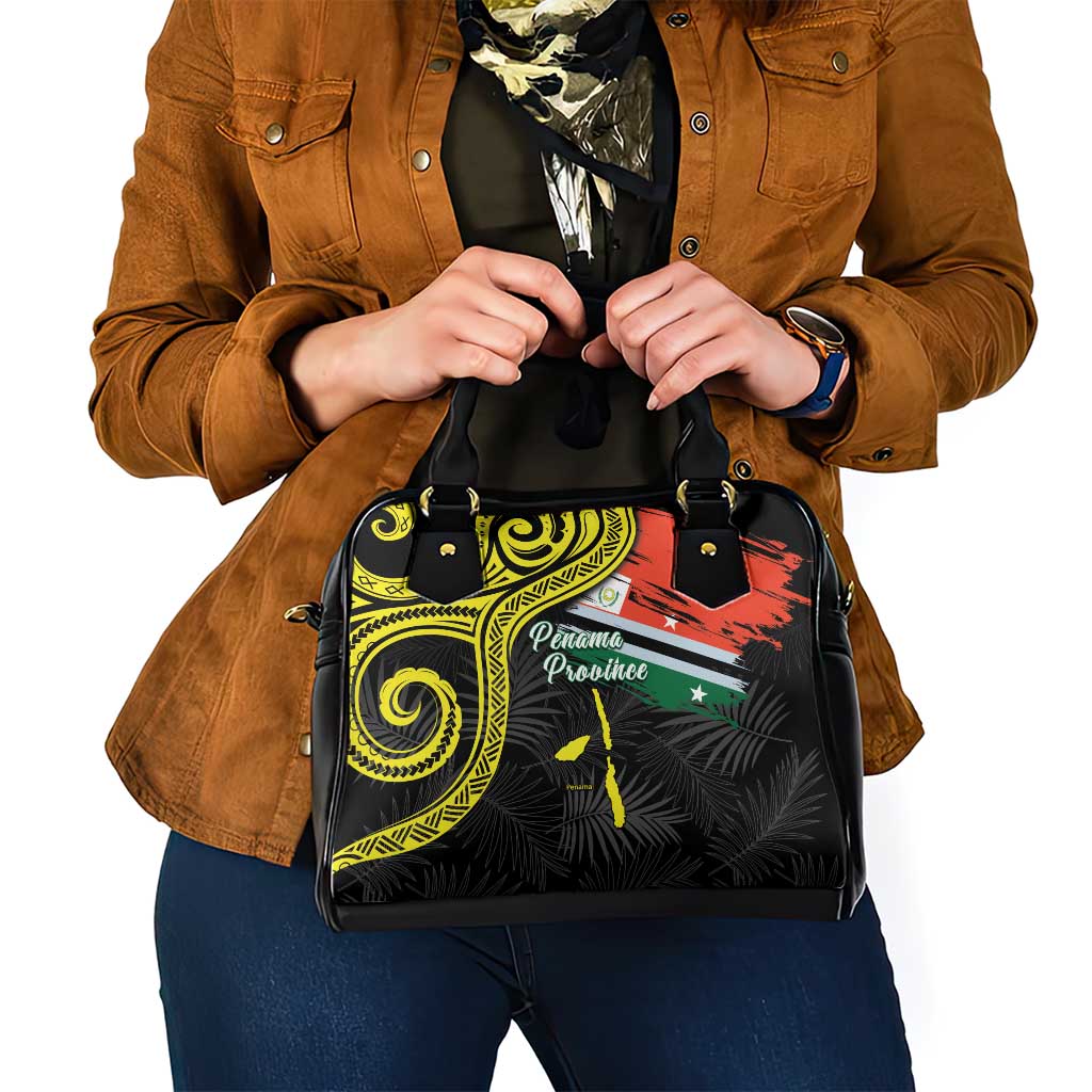 Vanuatu Penama Day Shoulder Handbag Grunge Flag Style - Polynesian Pride