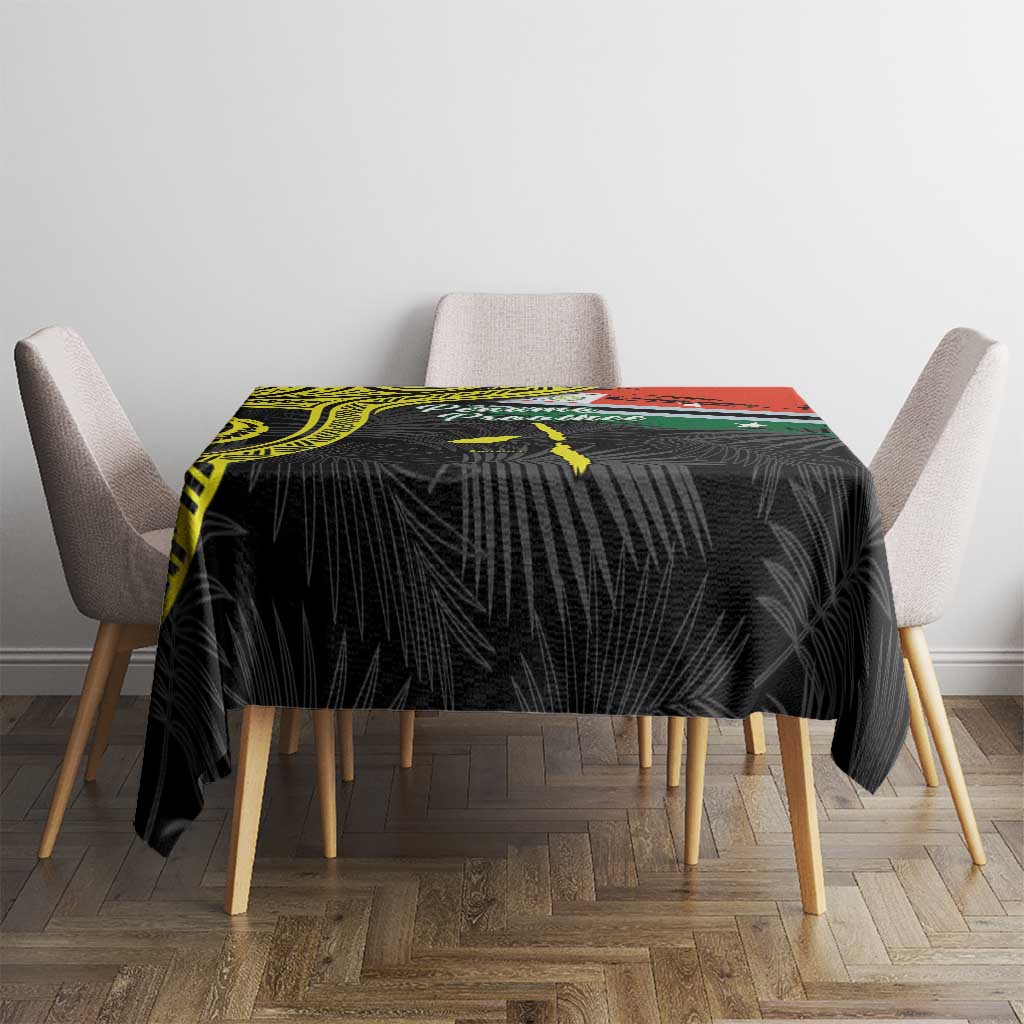 Vanuatu Penama Day Tablecloth Grunge Flag Style - Polynesian Pride