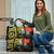 Vanuatu Penama Day Travel Bag Grunge Flag Style - Polynesian Pride
