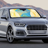 Vanuatu Sanma Day Auto Sun Shade Special Style - Polynesian Pride