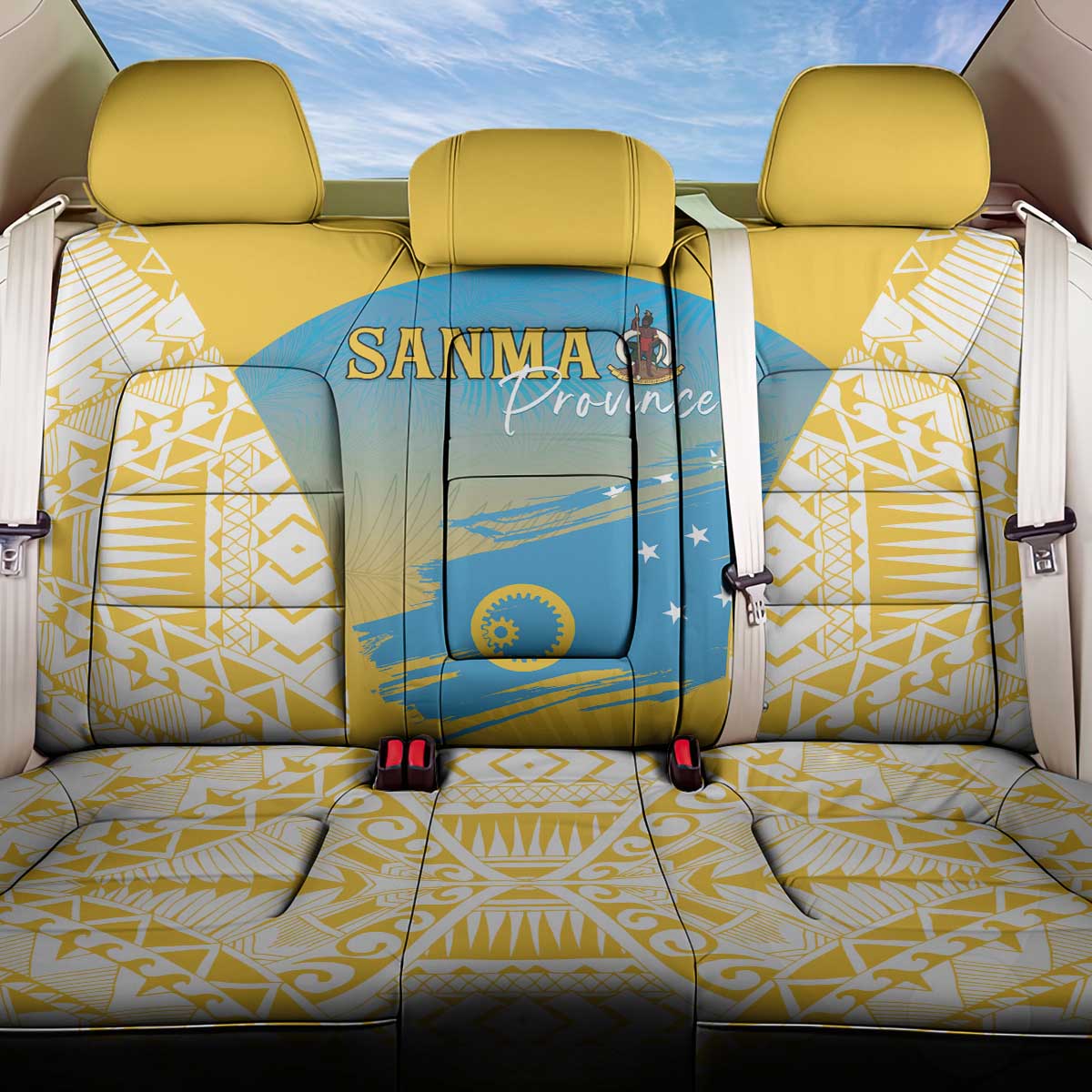 Vanuatu Sanma Day Back Car Seat Cover Special Style - Polynesian Pride