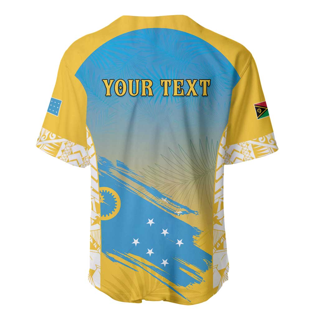 Personalised Vanuatu Sanma Day Baseball Jersey Special Style - Polynesian Pride