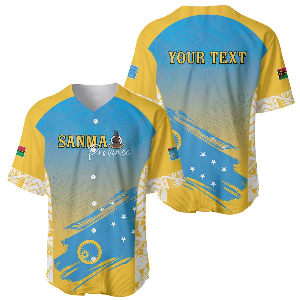 Personalised Vanuatu Sanma Day Baseball Jersey Special Style - Polynesian Pride