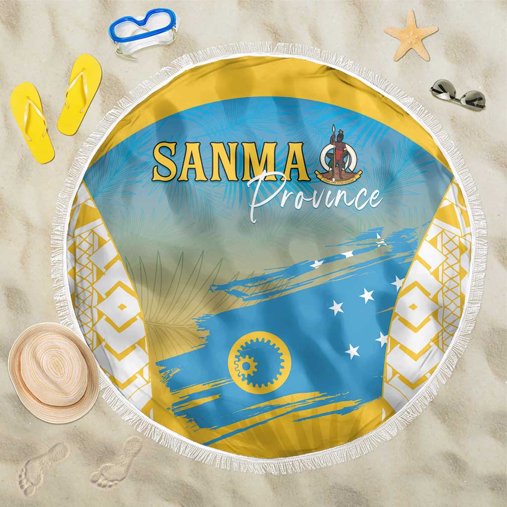 Vanuatu Sanma Day Beach Blanket Special Style - Polynesian Pride